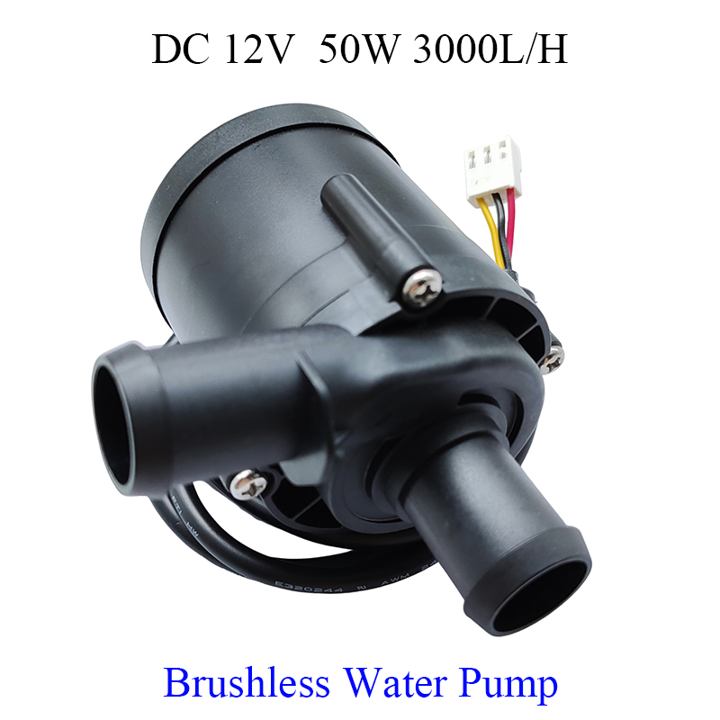 Dc12v 50w 3000l/ h bürstenlose wasserpumpe mit pwm-steuerung, wasserdichte umwälzfilterpumpe, tauchpumpe, förderhöhe 7m