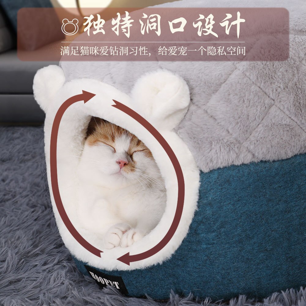 Nest winter warm kattennest vier seizoenen algemeen kattenhuis villa huis volledig afgesloten winterslaapzak producten