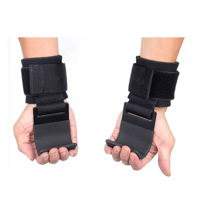 Gewicht Hebe Haken Hand-Bar Handgelenk Riemen Fitnessstudio Fitness Haken Gewicht Gurt ziehen-UPS Energie Heben Handschuhe Für gewicht Ausbildung -40