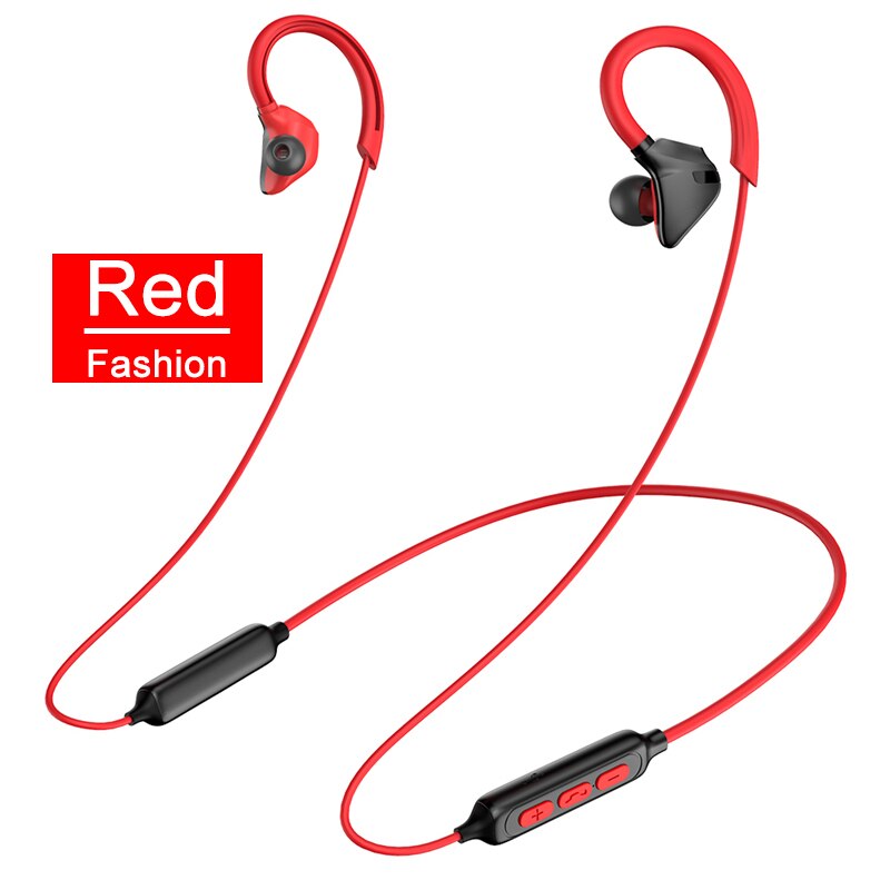 PTM X1 Neckband Bluetooth Kopfhörer Drahtlose Kopfhörer Ga mi ng Headset Bluetooth Ohrhörer mit mi c für iPhone Samsung mi freisprecheinrichtung: Red