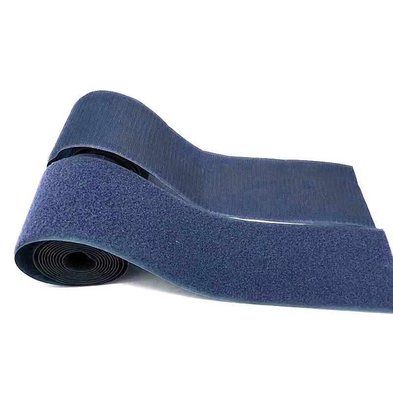 Velcros azules de 10cm de ancho sin gancho adhesivo con Cinta ajustable para coser cinta adhesiva cinta de velcro tira de costura