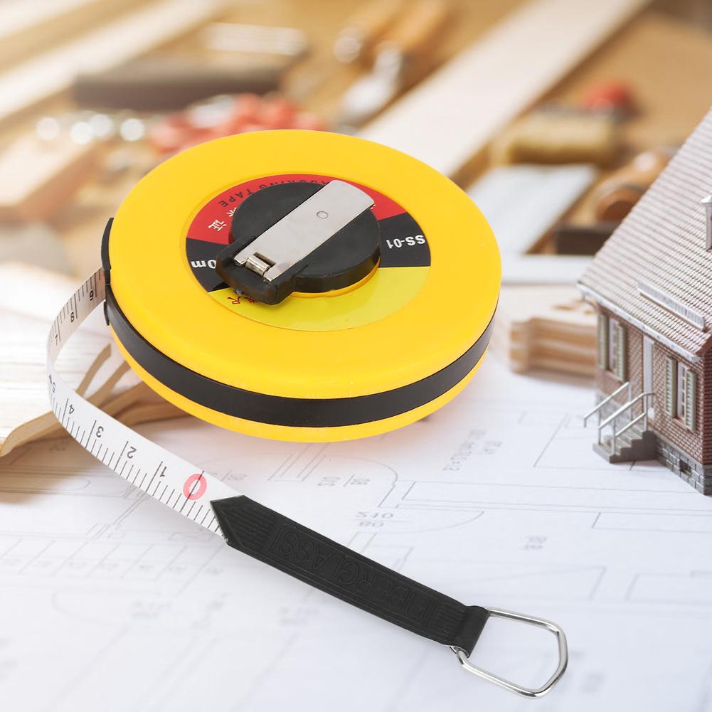 4 Types Site Measurement Fiberglass Tape Measure Soft Rulers Building Surveying Measuring Site Tape Measure Tool