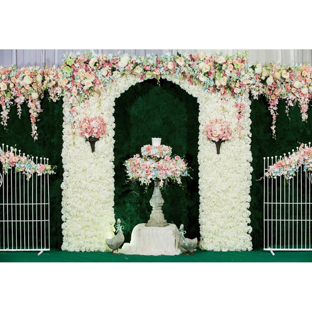 0.9x1.5m Flower Wedding Photography Backdrops Get Married Wall Background Cloth Props For Photo Studio
