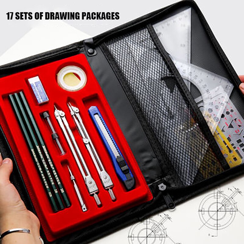 Mechanical building engineering drawing board A3 solid 8K drawing tool set 8 open wooden T-scale