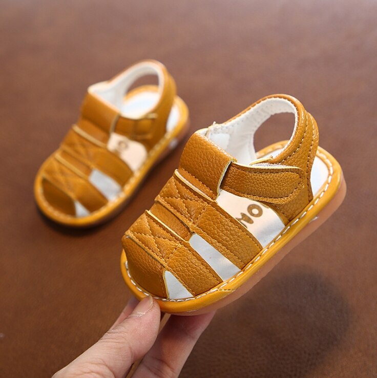 Sommer Baby junge mädchen Strand sandalen Art jungen mädchen kleinkinder kleinkind sandalen 15-19 0-jahre zu machen 189 mit stimme TX09: Braun / 16