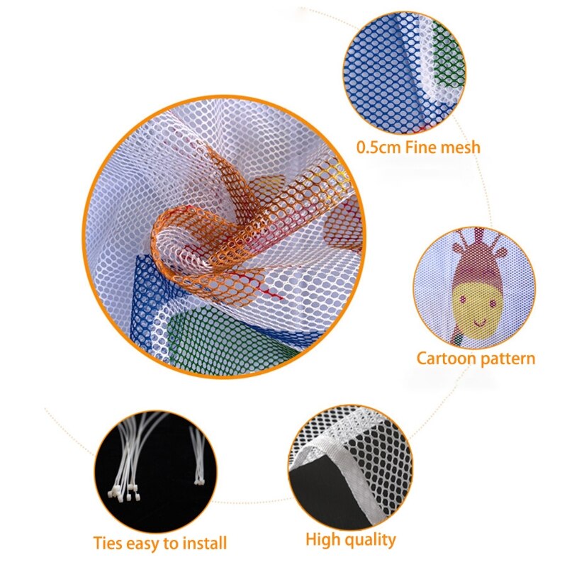 Banister Guard Colorful Mesh Baby Safety Stairs Thicken Rail Net Child Proofing Balcony Staiway Railing Protective Net