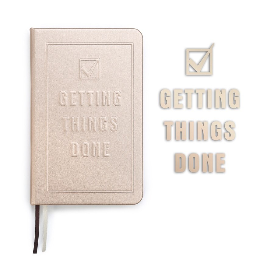 Pocket Notebook A6 To Do List planners Hardcover Journal UNDATED Diary Stationery Office Supplies , 192 Pages 5.7 x 3.7 in: champagne  (GTD)