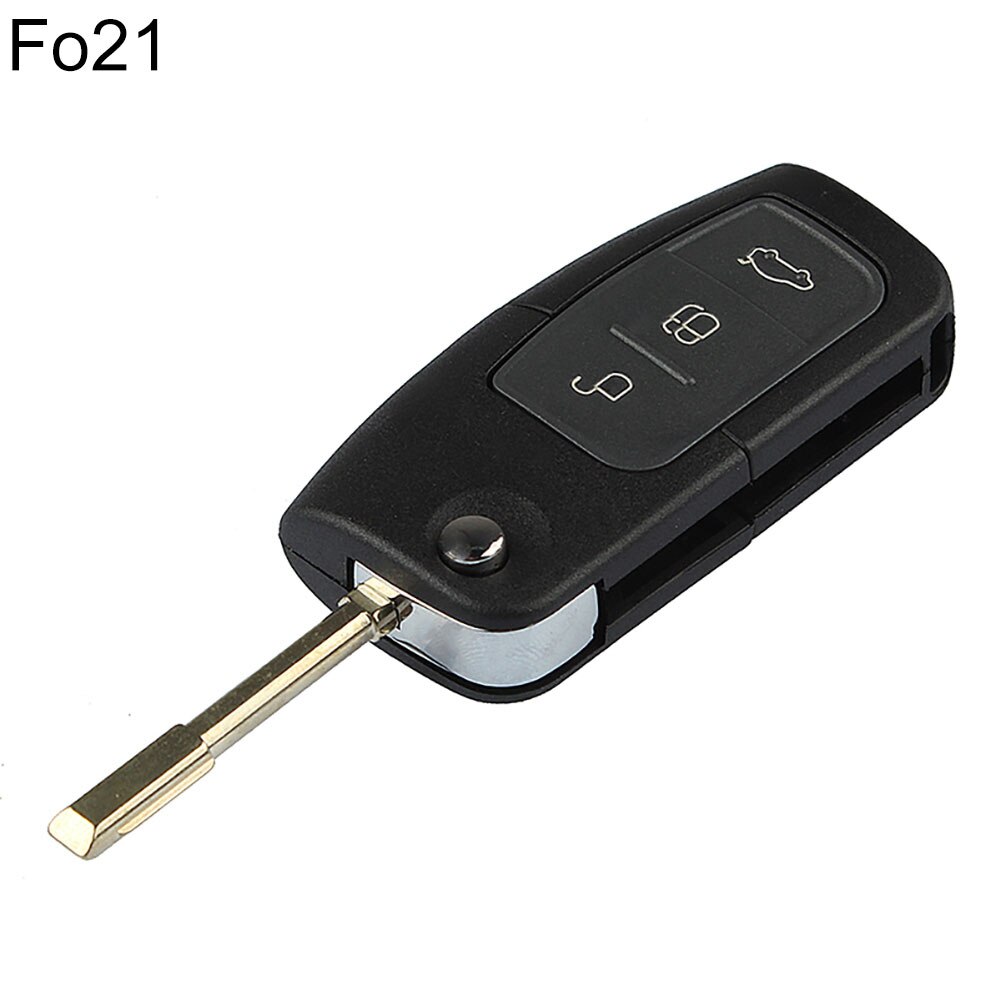 3 Buttonss Remote Flip Folding Autosleutel Fob Shell Cover Voor Ford Focus Mondeo: Fo21 Blade