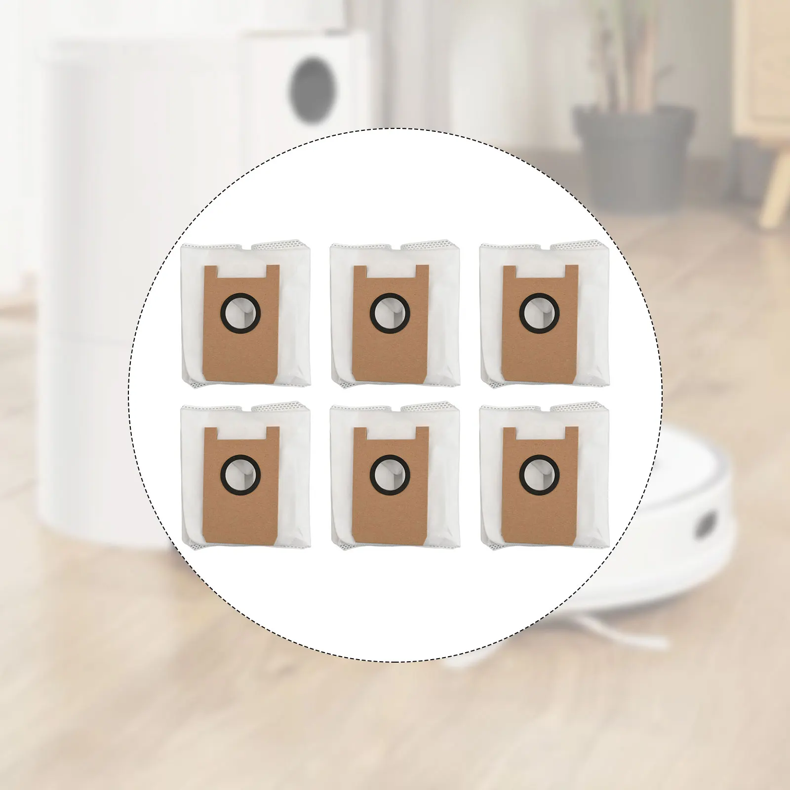 6 Stuks Voor Ultenic Voor T10 Lite Robot Stofzuiger Niet-geweven Stoffen Stofzakken Stofzuiger Huishoudelijke Apparaat Accessoires