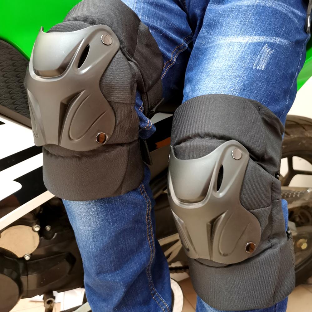 1 par de rodilleras de motocicleta Protector de rodilla para Moto a prueba de frío protectores de equipo pantalones cortos para motocicleta: Knee pads