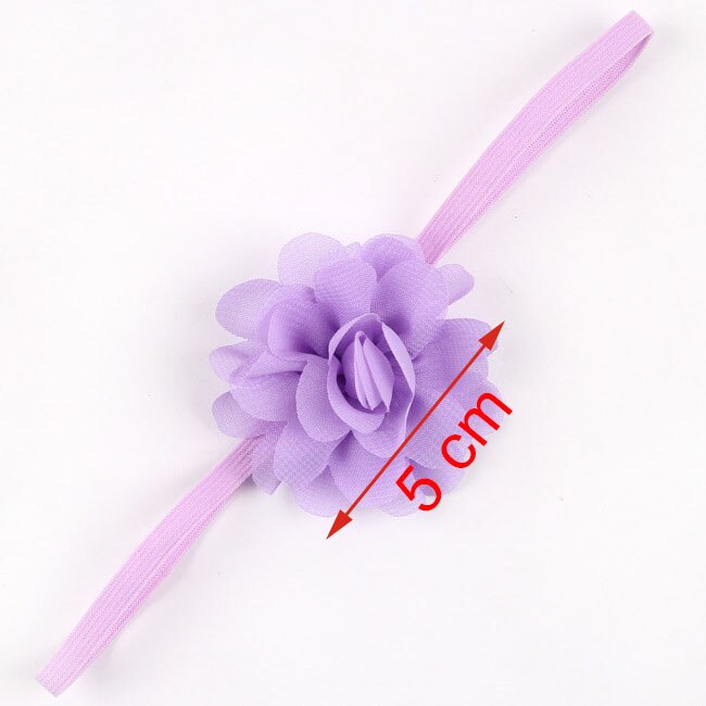 1 Piece MAYA STEPAN Children Headdress Chiffon Flower Hairband Baby Newborn Girls Hair Rope Headband Headwear Headwrap