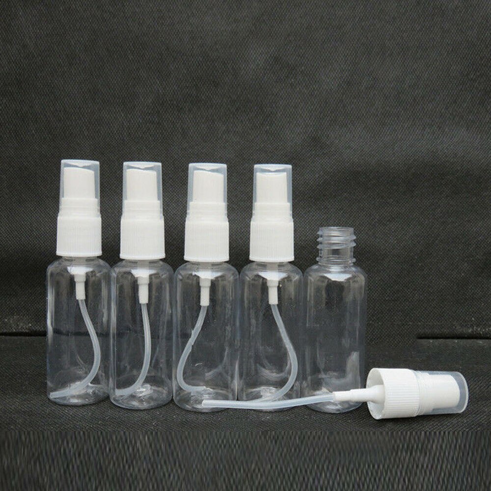 10 stk gennemsigtige tomme sprayflasker 5ml 10ml 20ml 100ml 150ml 250ml mini genopfyldelige plastikflasker tomme kosmetikbeholdere