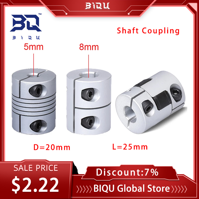 Flexible Welle Kupplung Plum blossom/Starre/Elastische Spann Koppler 3D Drucker Teil Für Gravur Maschine StepperMotor Stecker