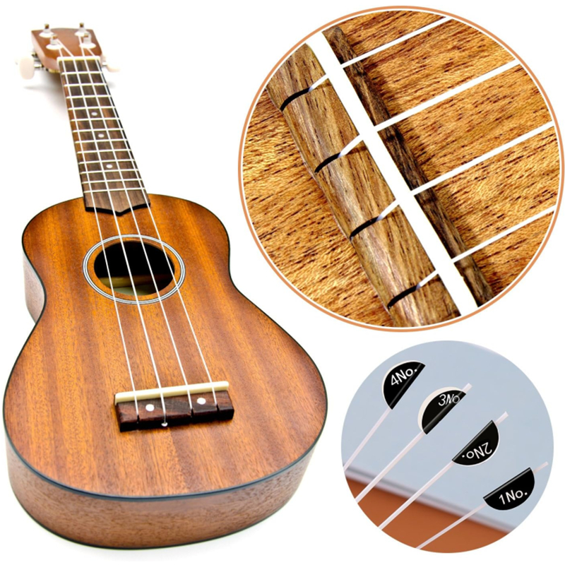 Juego de 5-1 cuerdas de ukelele de nailon Hawaii, cuatro cuerdas para guitarra 1.a-4a cuerdas, 4 unidades/juego, accesorios para instrumentos musicales de guitarra clásica