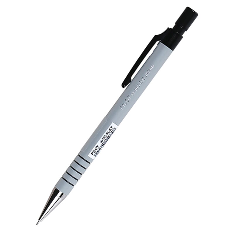 Lote de 5 unidades de portaminas de Japón H-165-SL, 0,5 MM, papelería estándar para oficina y escuela,: Gris claro