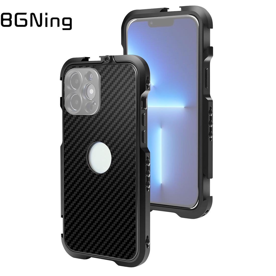 BGNing gabbia per fotocamera in lega di alluminio per Sony A7m4 custodia protettiva per Sony A7M4 Cover Shell nera