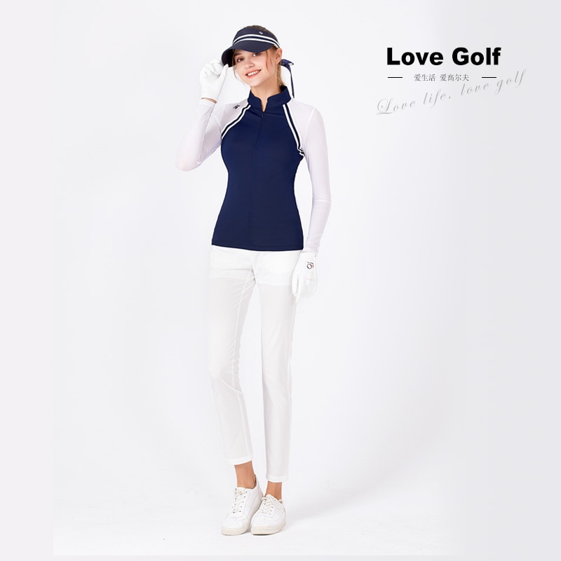 Elsker golfgolfdragt langærmet top forfriskende åndbart golftøj