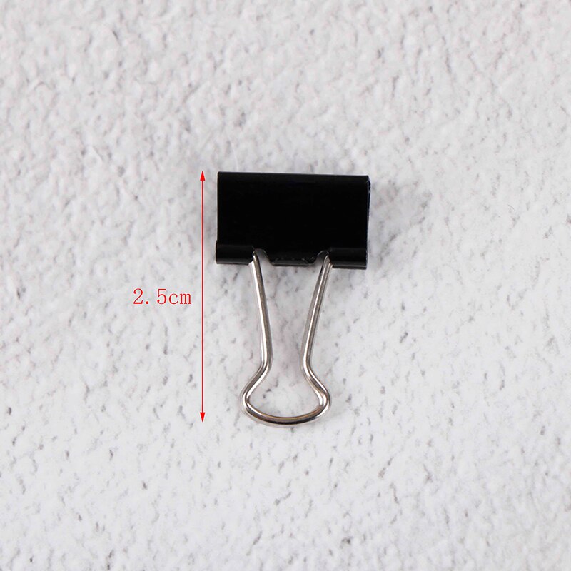 Clips de Metal para encuadernación de fotos, archivador de notas, papel de carta, papelería, suministros de encuadernación de oficina, 12 Uds.