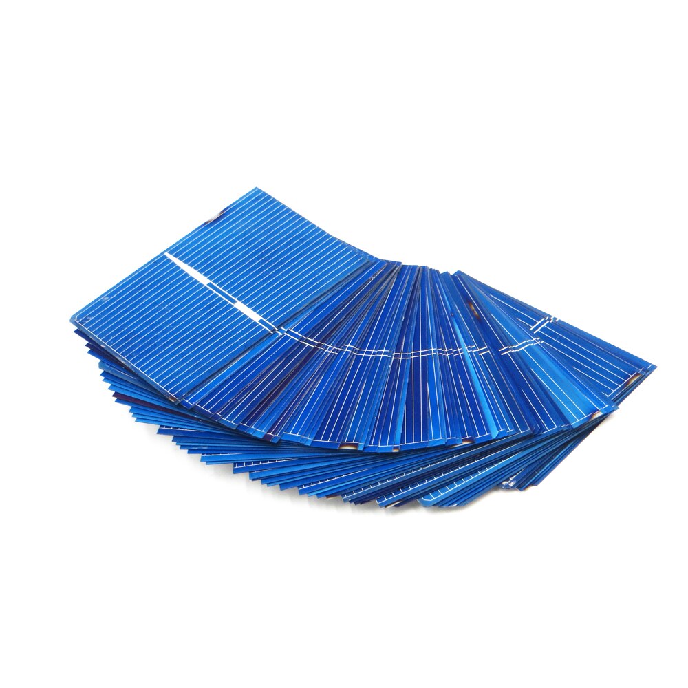 Poly Solar Panels Education Study50 pcs Solar Cells DIY Charger Polycrystalline Battery Charge 6V5V 12V9V C60 5/6 inch Mono