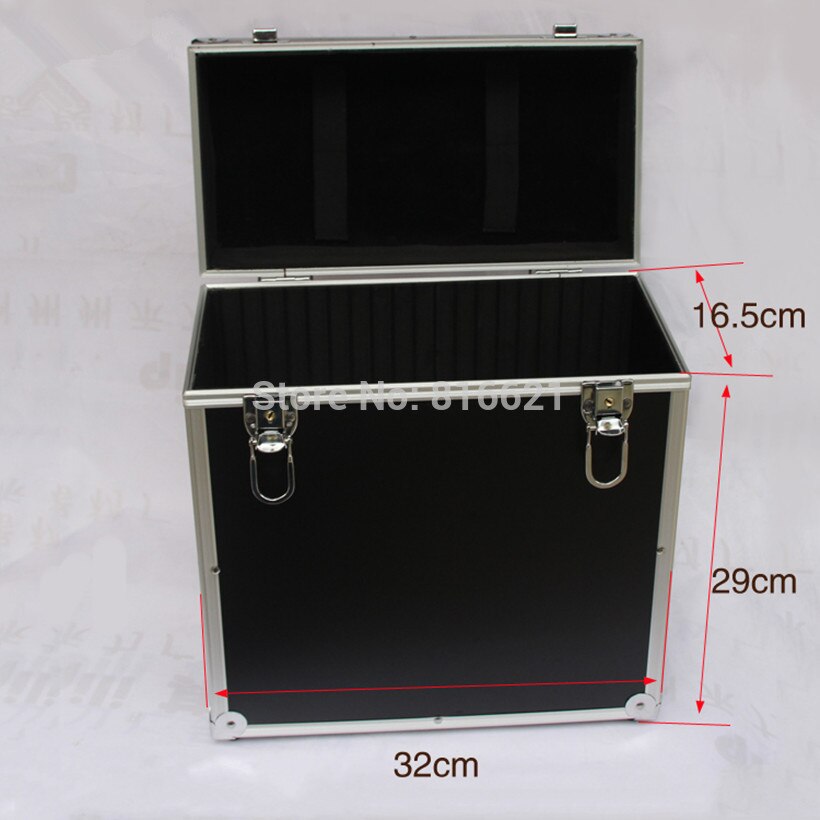 Qili-Caja de Herramientas de QH-42, contenedor de almacenamiento de plástico multifunción con mango, Color negro, Max