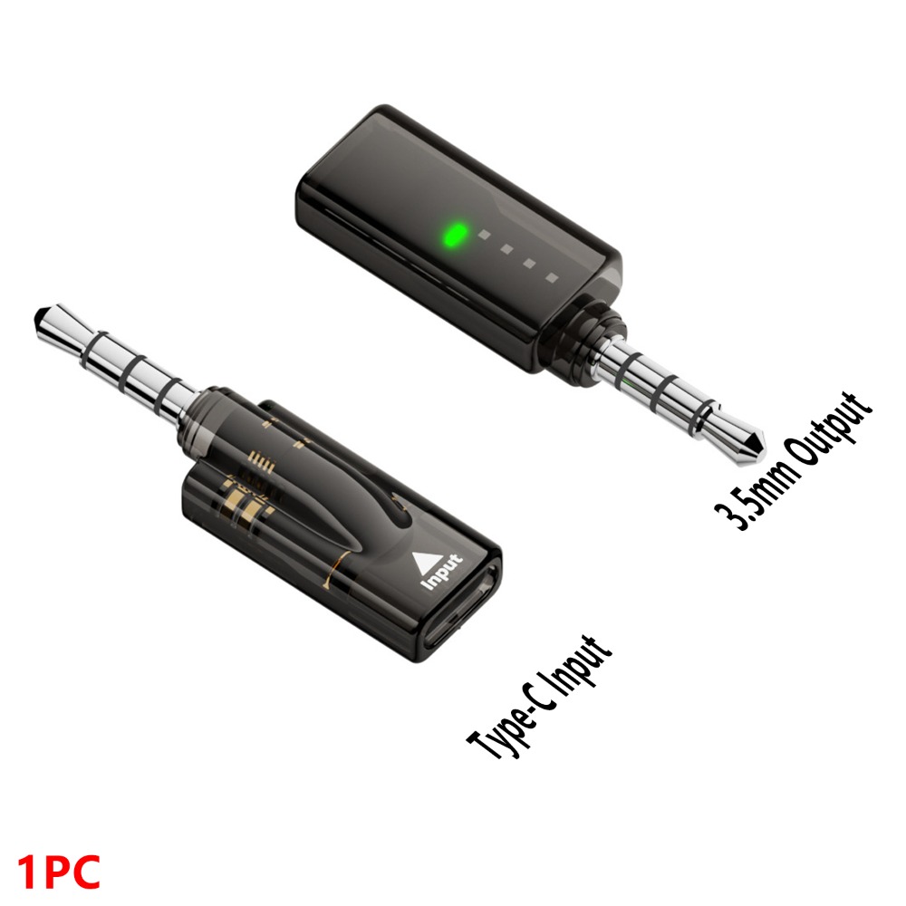 Male to Female USB Type-C to 3.5mm Converter No Delay Plug and Play Audio Adapter HiFi DAC USB-C to AUX Connector: green