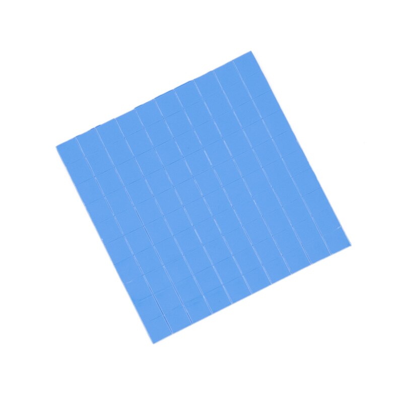 500PCS 10X10x1MM SMD DIP IC Chip Conductive Heatsink Silicone Thermal Compounds Pad Pads