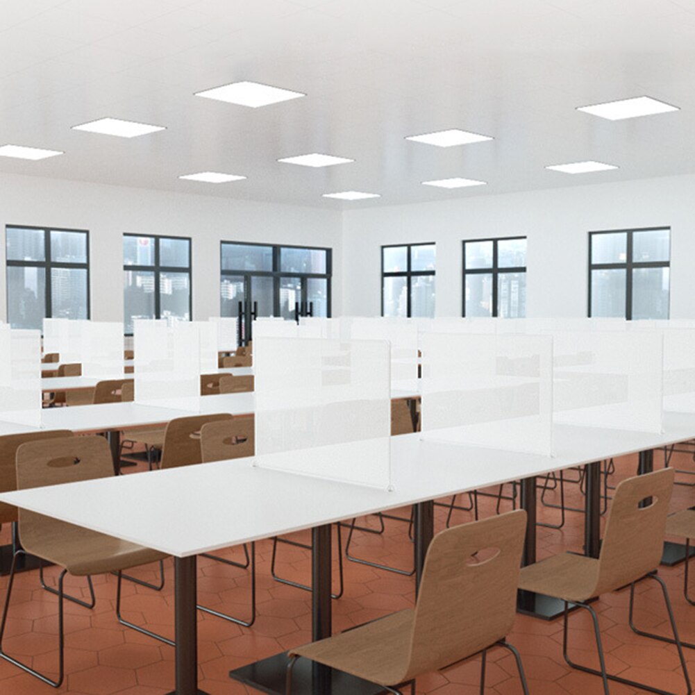 Partition plate Office Classroom Desktop Table Clear Anti Droplet Partition Screen Divider Board desk isolation Droplets