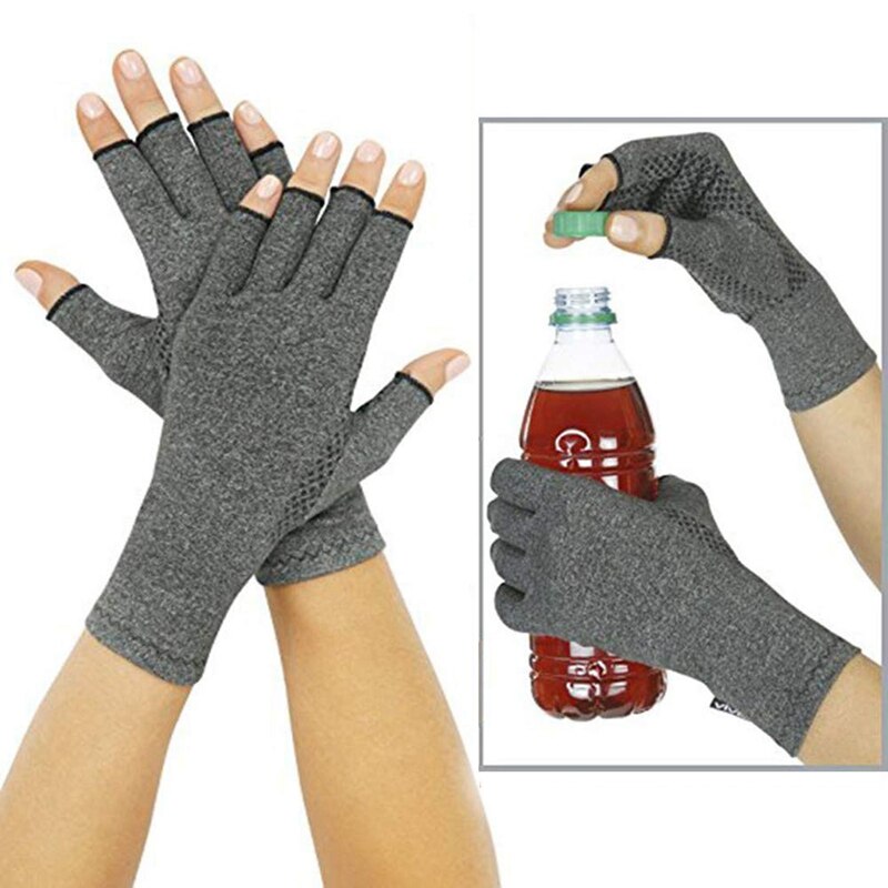 Guante de compresión para artritis reumatoide, guantes de mano con calor para escritura por ordenador, alivio del dolor de articulación artrítica, Tun carpiano