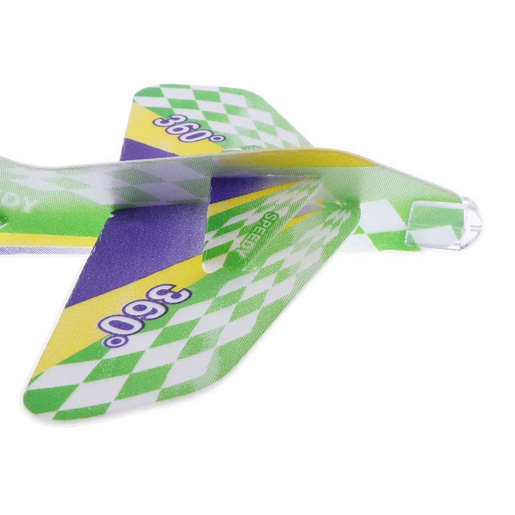 2pcs Foam Throwing 360° Airplane Hand Launch Glider Outdoor Activity Toys