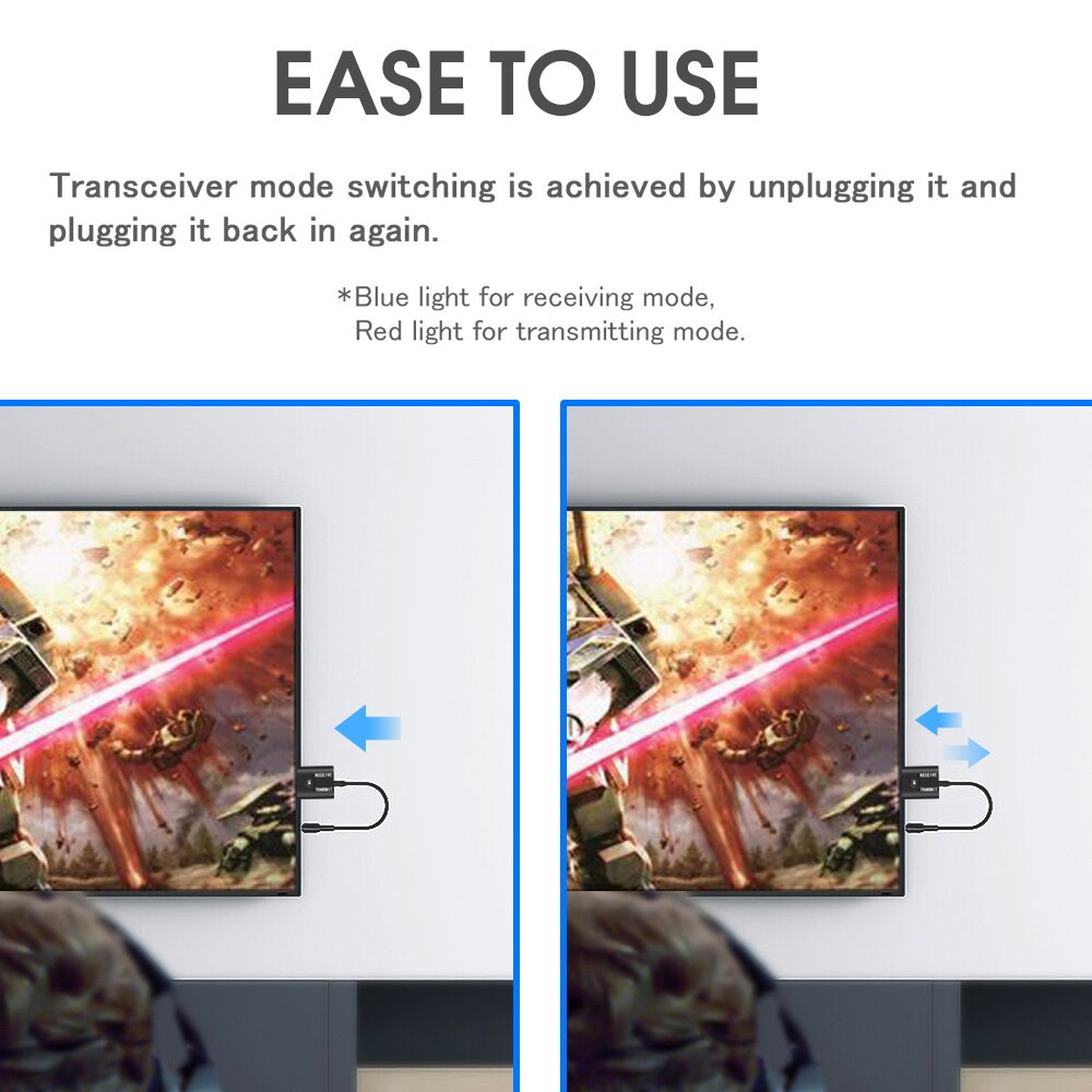 Bluetooth 5.0 Receiver Car Kit Audio Tx Rx 2 In 1 Bluetooth Transmitter Aptx AUX RCA USB Adapter 3.5mm Jack For Earphone TV X-TR