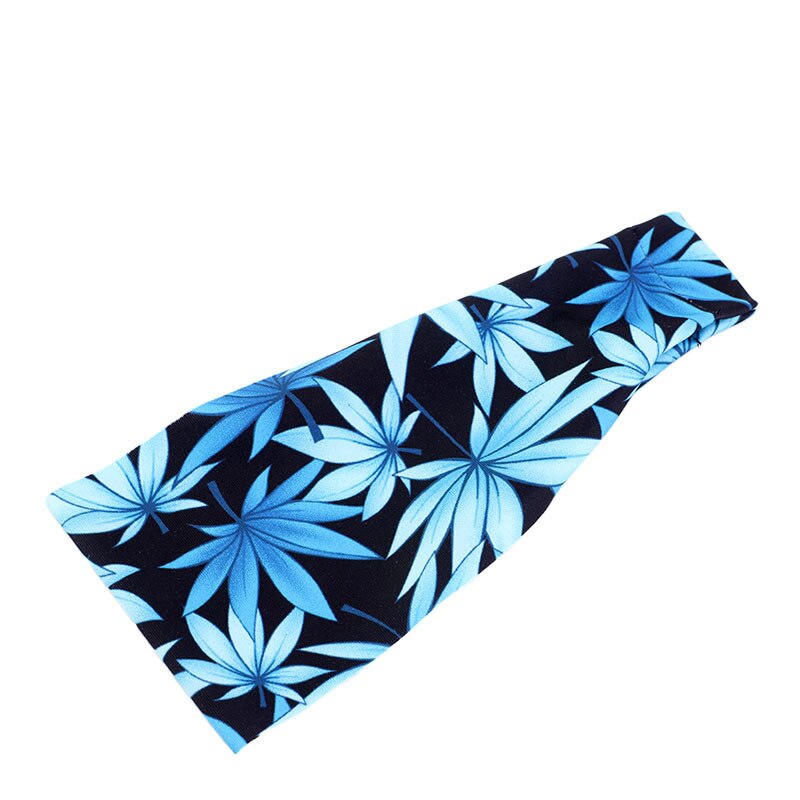 Bohemia print wide stretch kvinder hår caps hovedbeklædning hovedbeklædning turban hovedbeklædning bandage hår bandana hår styling tilbehør: Type 12