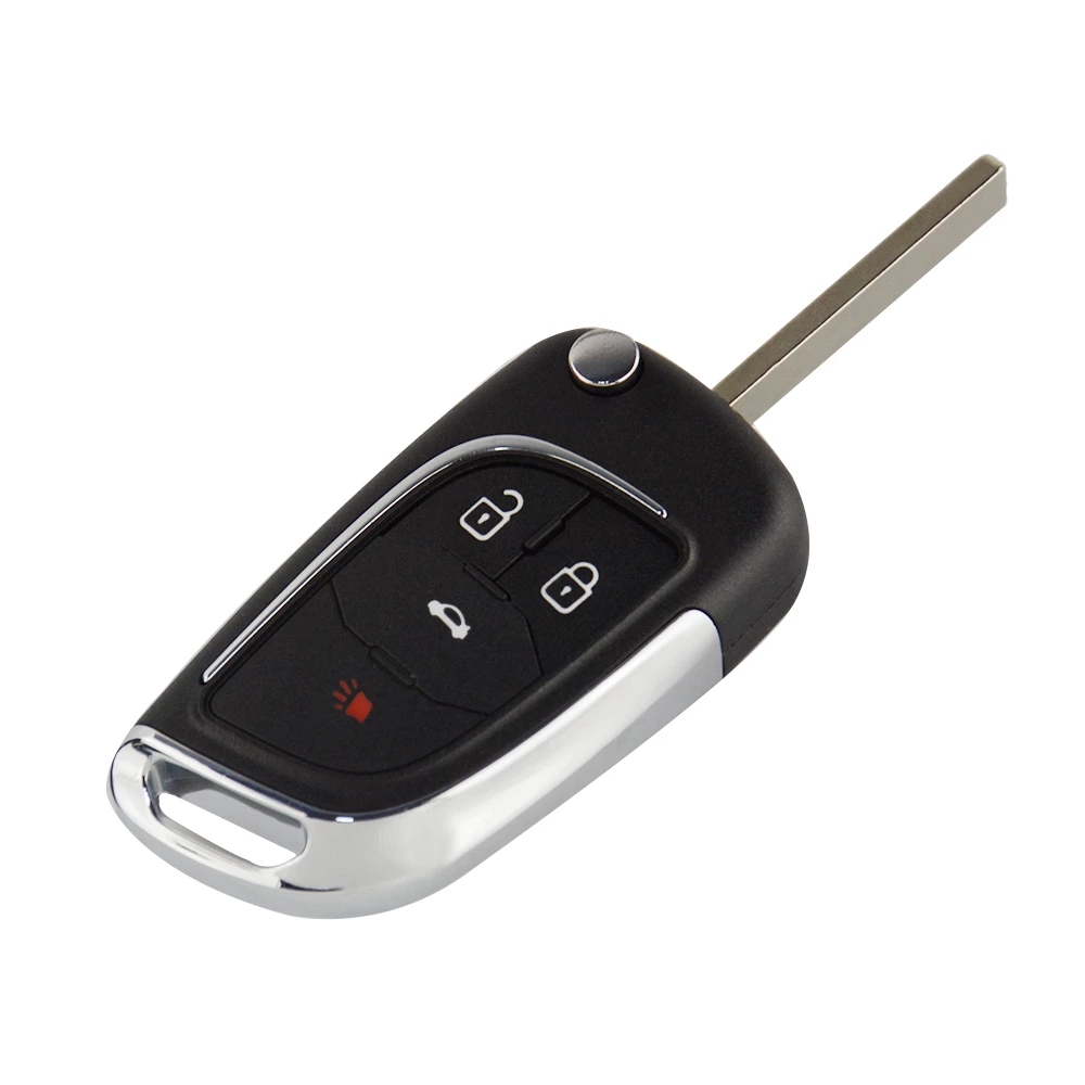Okeytech-carcasa de llave remota de coche con tapa modificada, 2/3/4/5 botones, para Lova Chevrolet Aveo Cruze, Opel, Vauxhall, Zafira, Astra, Insignia
