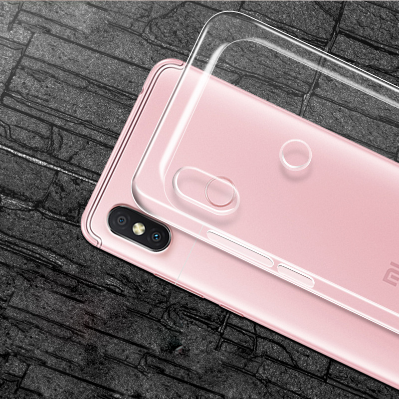Funda transparente Xiaomi Redmi Note 6 7 Pro 5 Plus 4X 4A 5A 6A S2 para Xiaomi Mi Play A1 A2 Mi8 lite TPU funda de silicona transparente