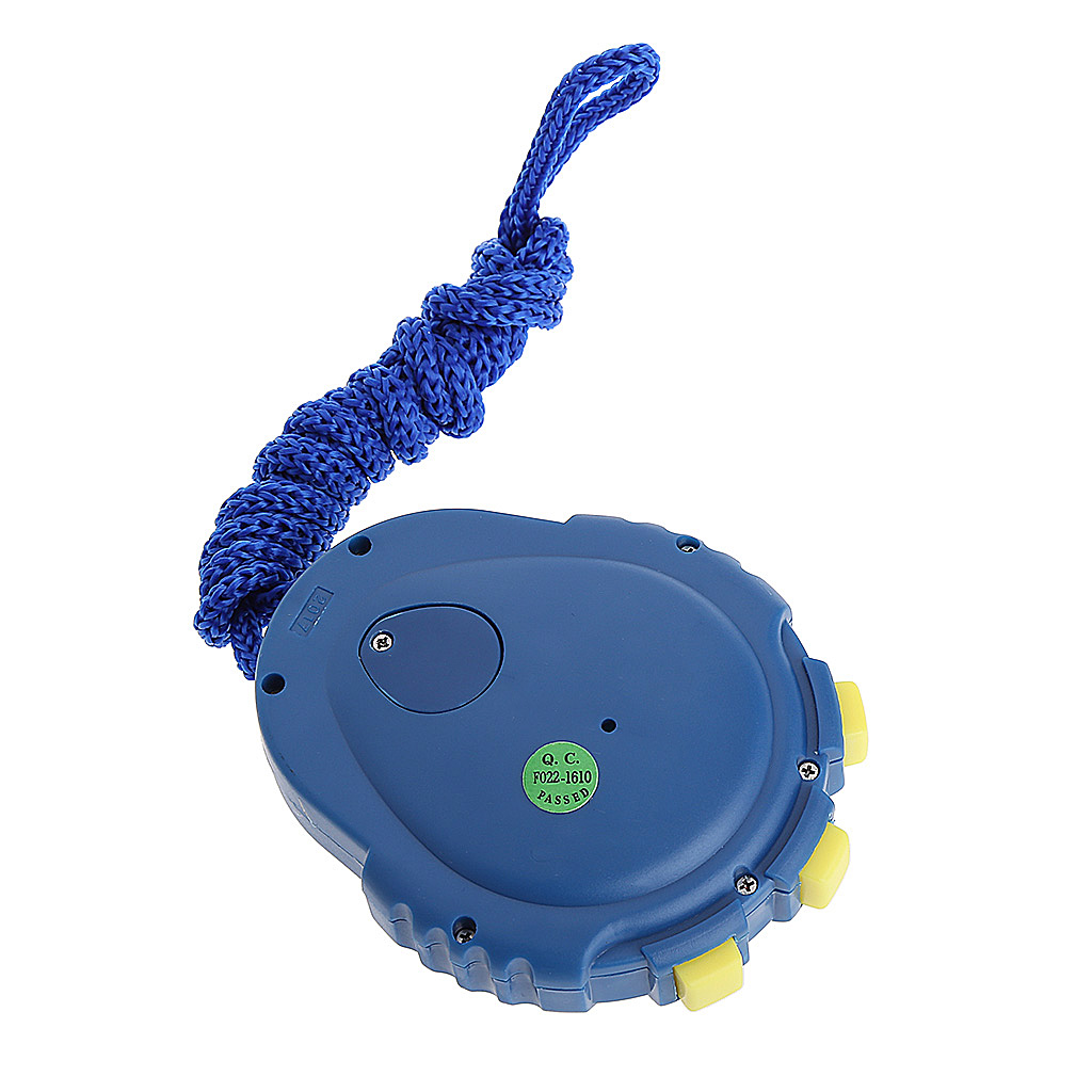 Handheld Digital LCD Sports Stopwatch Chronograph Counter Timer with Strap