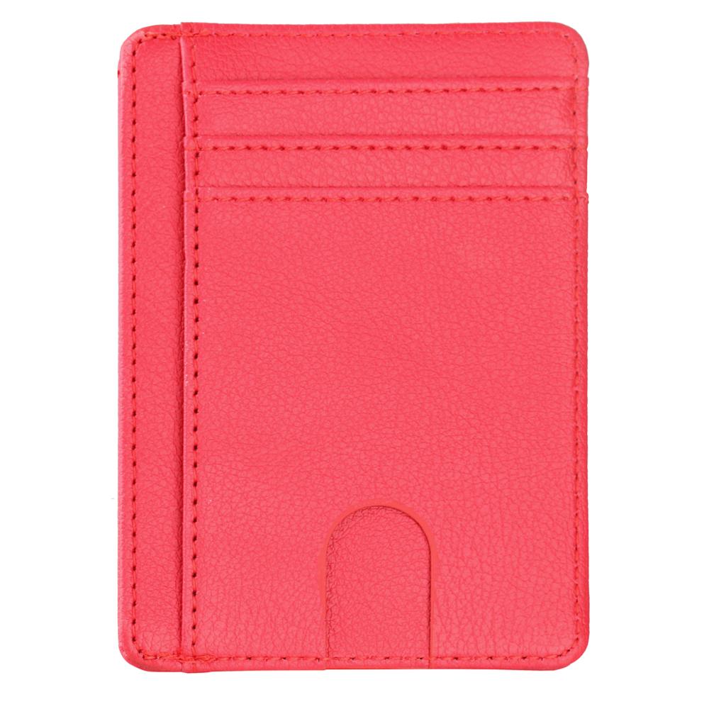 Ultra Slim RFID Blocking Minimalist Wallet Business Card Cover Case Super Thin K9FE: R3