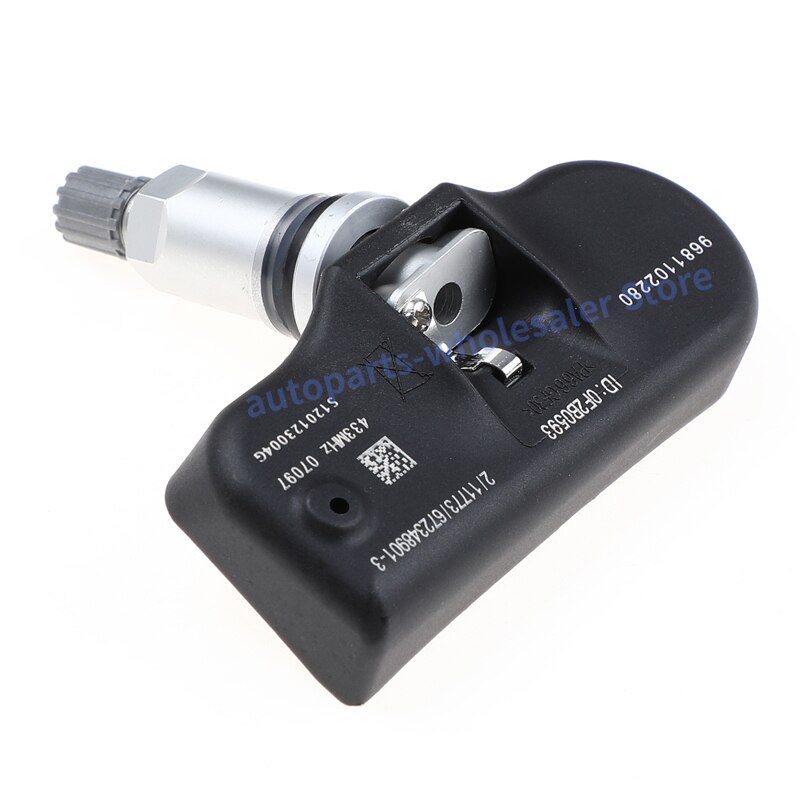 Akcesoria samochodowe 9681102280 dla Peugeot 407 207 307 607 508 807 TPMS czujnik ciśnienia w oponach monitor wysokiej jakości
