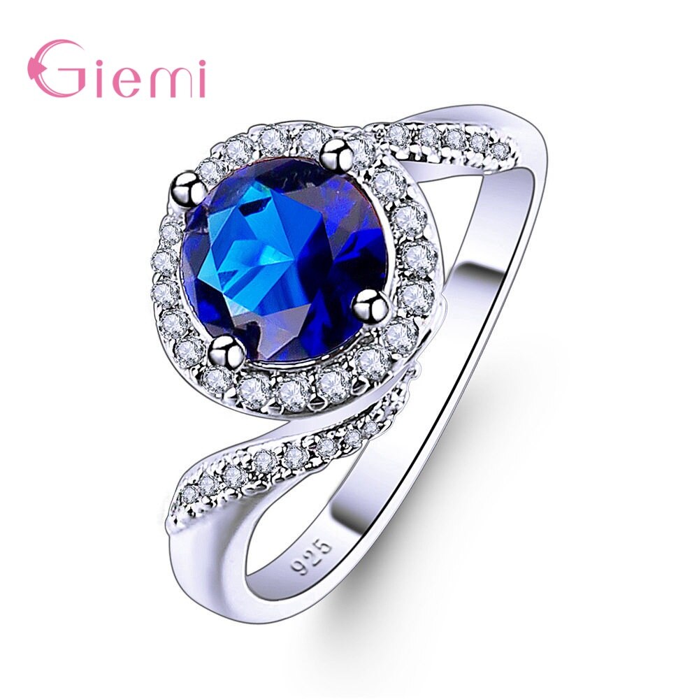 Big Discount Novel Shape Korean Newest Style Genuine 925 Sterling Silver Wedding Rings Jewelry For Women
