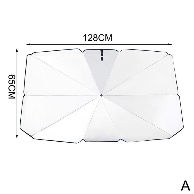 Car Parasol Car Windshield Cover UV Protection Prevent Folding Front Shade Sun Falling Window Auto Umbrella Wear-resist P4Z5: silver