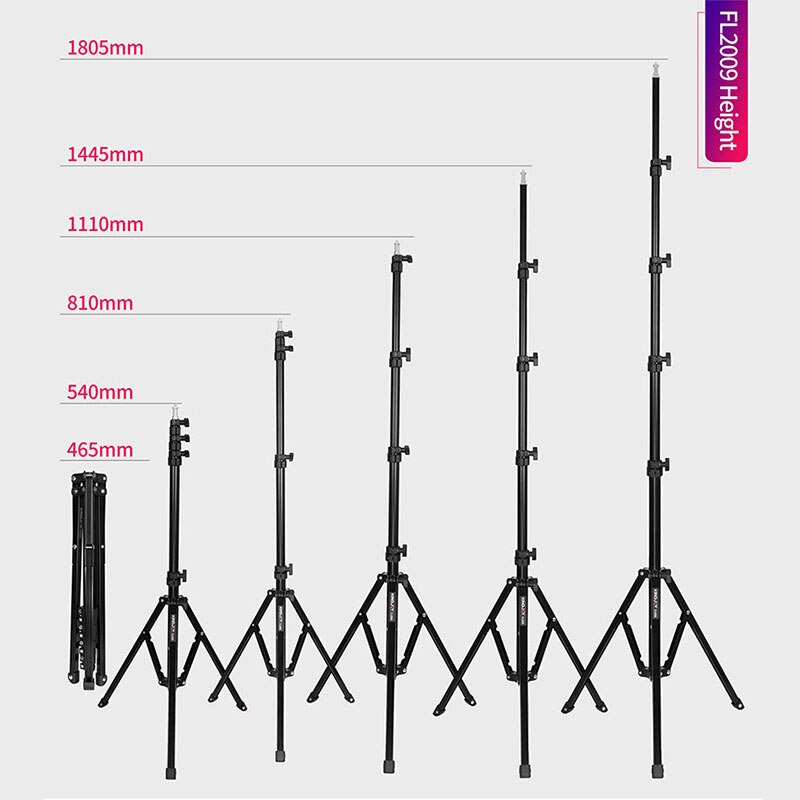 KINGJOY 1,8 m Licht Stehen Stativ Max zuletzt zu 8KG für Foto Studio Fresnel Wolfram Licht TV Bahnhof Studio foto Studio Stative