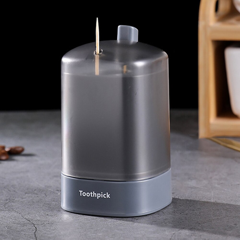 Self Toothpick Box Portable Toothpick Holder Container Restaurant Kitchen Toothpicks Dispenser Home Items9.5x5.5cm