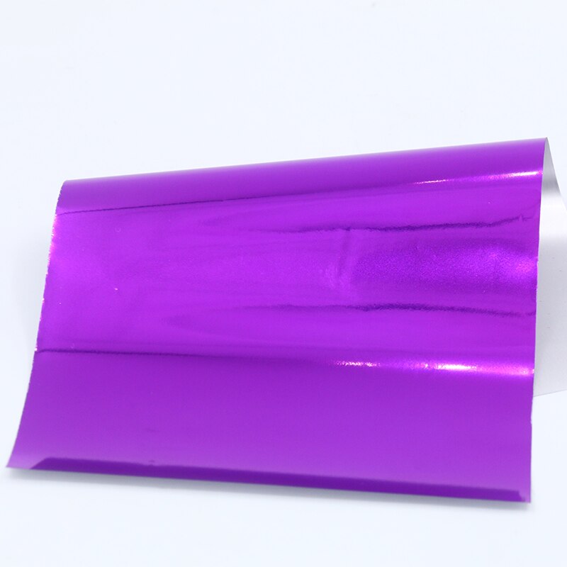 Heißprägefolie Papier Holographische Wärme Transfer Aluminium Laminator Folie 100 stücke für DIY Kunst Handwerk Weihnachten Verpackung Papier: Violett