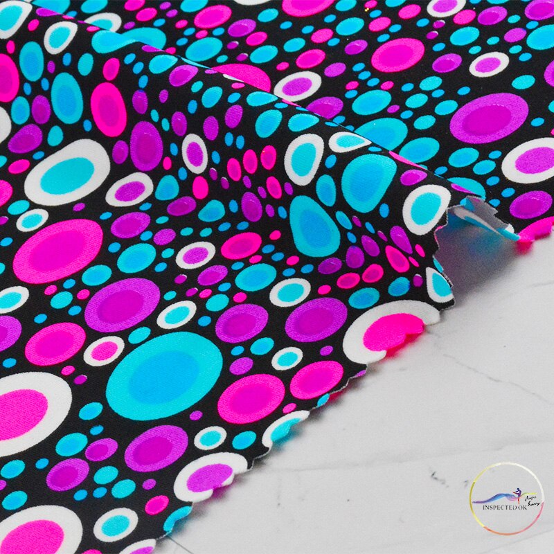 Polyester Fabric Printed Cloth High Quilting Fabrics For Party Dress Dancewear Fabrics