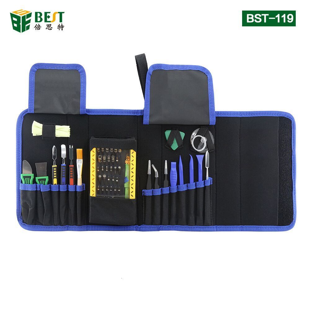 BST-119 Magnetic Precision Screwdriver Set Disassemble Repair Tool Set With Tweezers Spudger Prying For Laptop Mobile Phone
