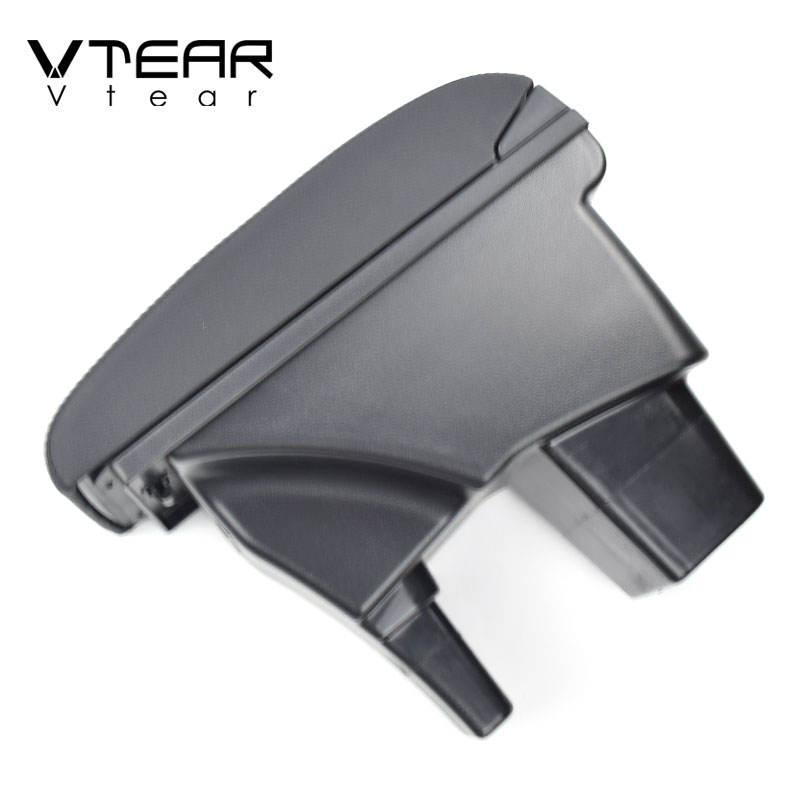 Vtear For Suzuki vitara arm rest leather car armrest accessories protect storage box holder interior center centre console