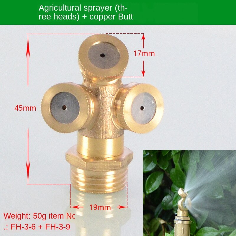 Tuin Gazon Land Agrarische Sproeikop Groene Gieter Bloemkool Irrigatie Sprinkler Sprinkler Hoofd Automatische Sprinkler: 11