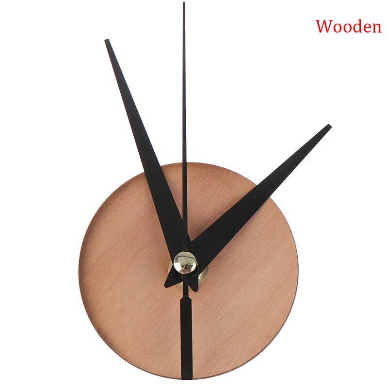 1 Set Silent Quartz Clock Movement Mechanism DIY Kit Battery Powered Hand Tool: Wooden