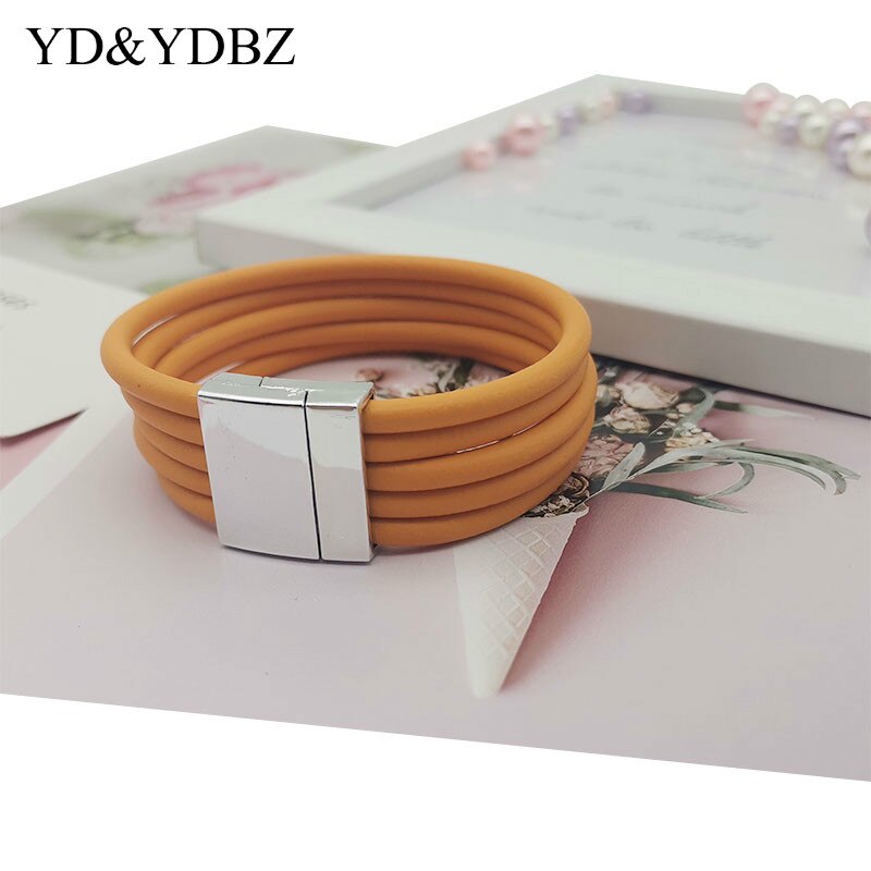 Vintage armbanden met magneetsluiting, handgemaakte armbanden, gewaagde punkstijl, rubberen sieraden, doe-het-zelf sieraden voor vrouwen, mannen, esthetische straat