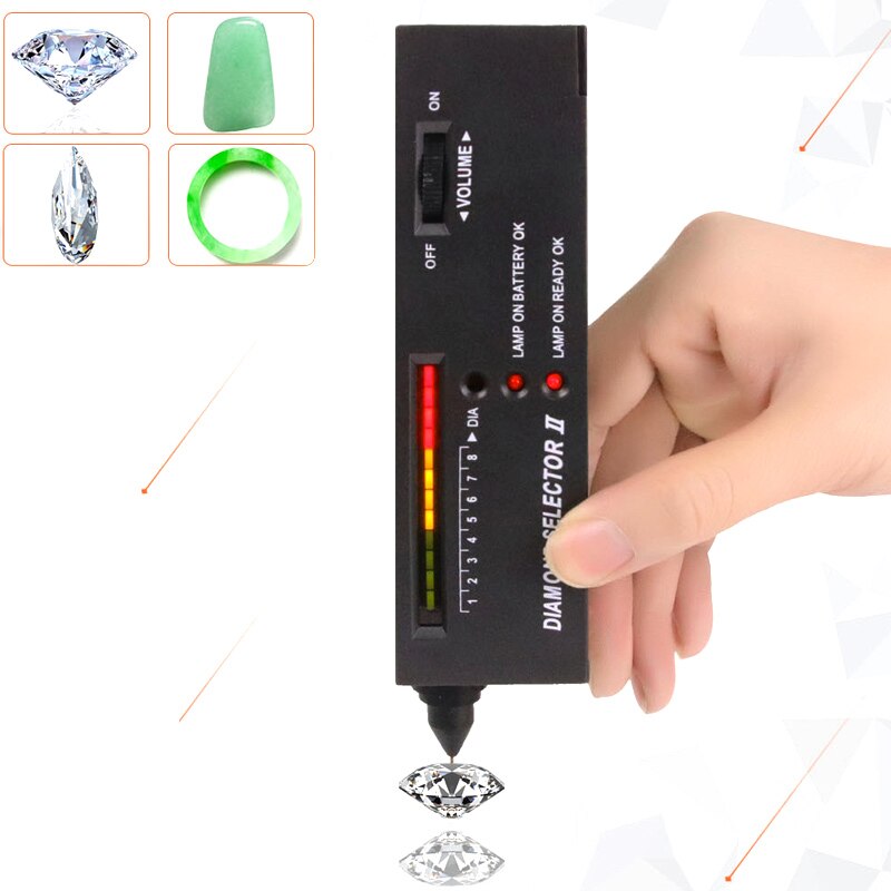 Diamond Gemstone Selector Iii Tool Sound Light Indicators Hoge Nauwkeurigheid Gems Tester Jewelry Detector