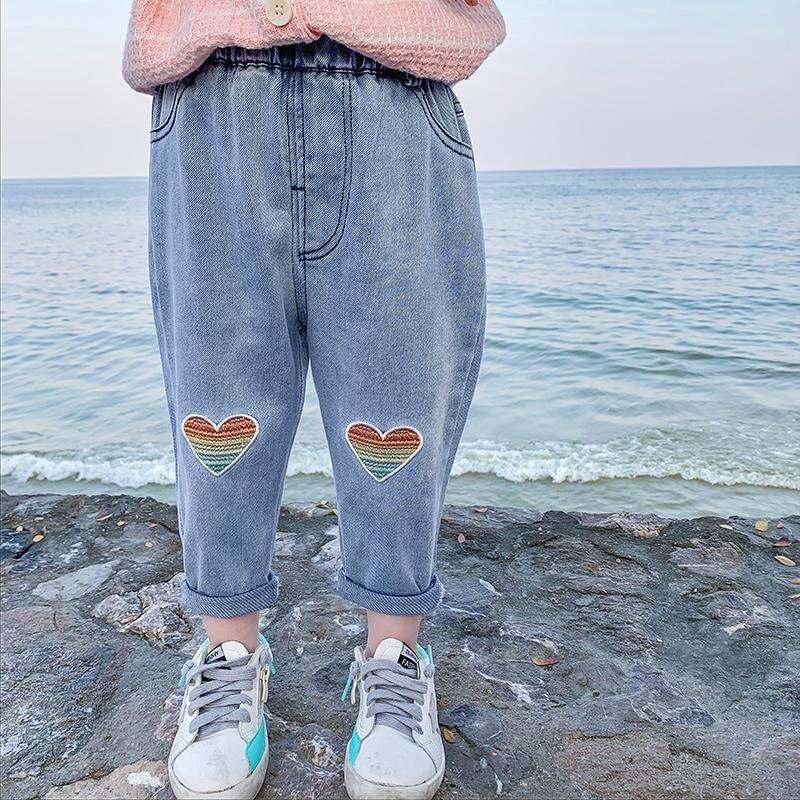 KIDSCOOL SPACE Jeans Évasés Pour Filles, Pantalon En Denim