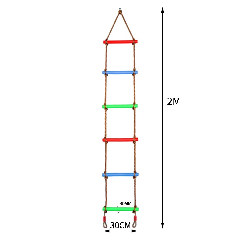 6Ft Climbing Rope Ladder Climbing Rope Swing Set T... – Grandado